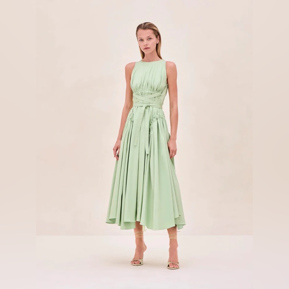 Alexis - Versaille Dress in Seaglass Green